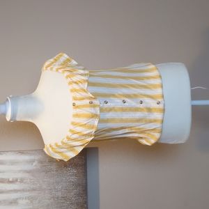 Becaal striped off the shoulder top